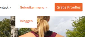 Stap 1 Inloggen