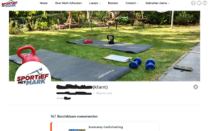 Stap 3 Gebruikers pagina