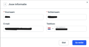 Stap 7 Controleer je gegevens